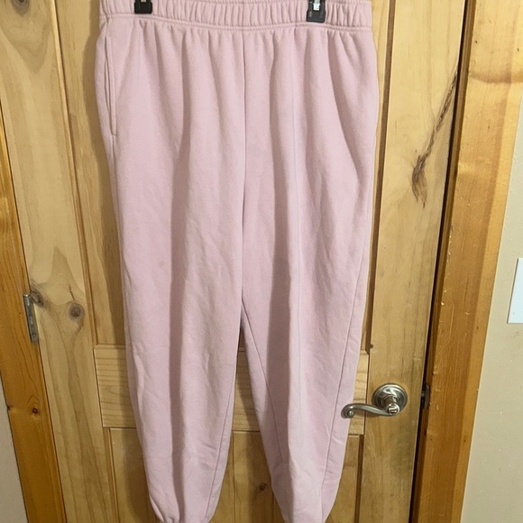 Pink Womens Jogger Pants - Picture 1 of 5